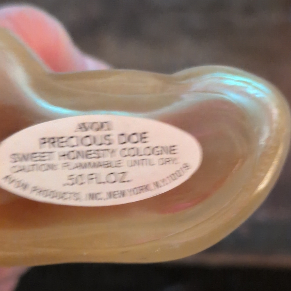Avon Precious Doe Sweet Honesty Cologne - Gold and Cream
